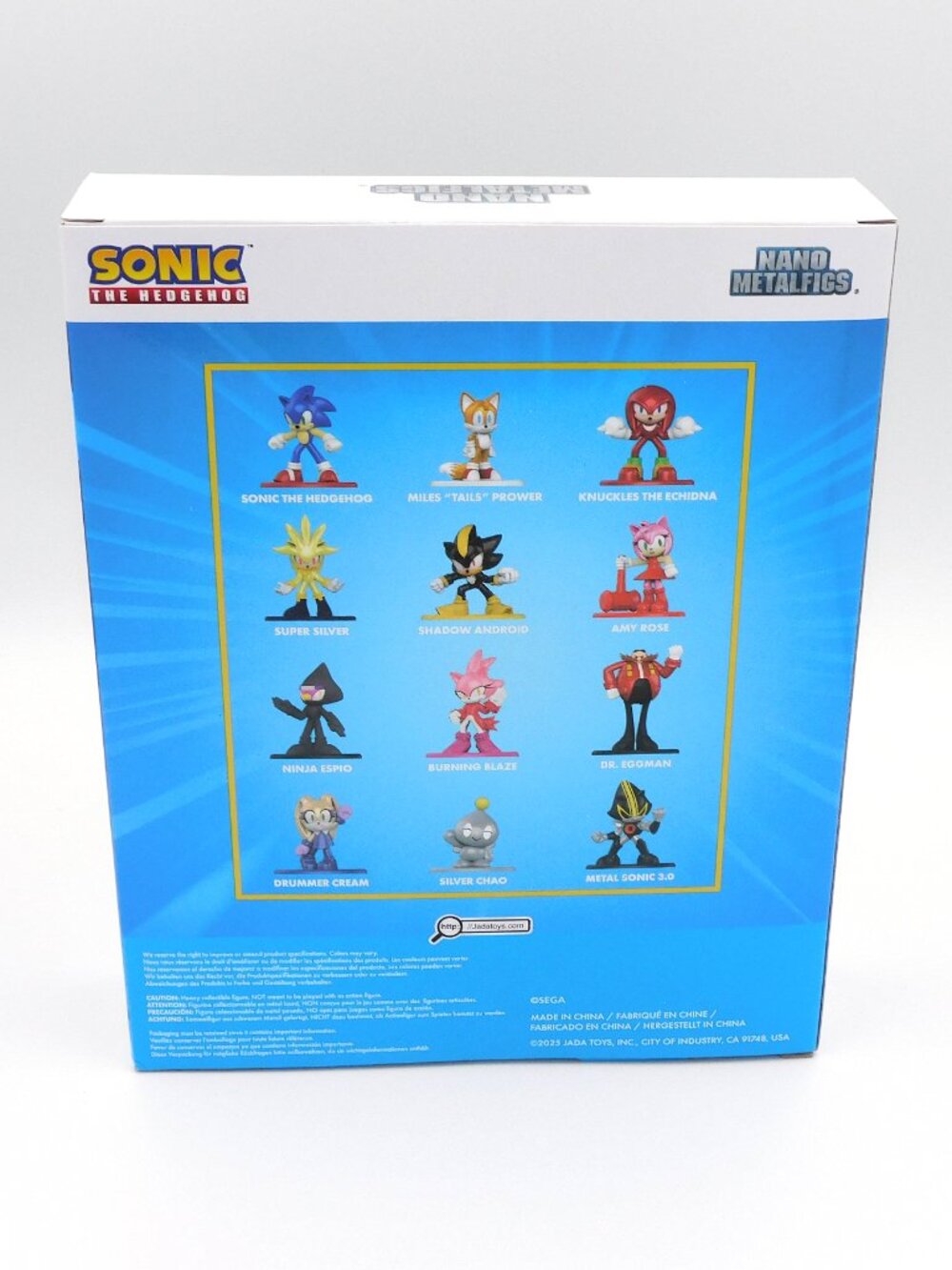 Nano Metalfigs Sonic the Hedgehog 12 Figs Amy Shadow Knuckles Dr Eggman NEW - Picture 3 of 3